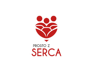 Projekt logo dla firmy Prosto z serca | Projektowanie logo